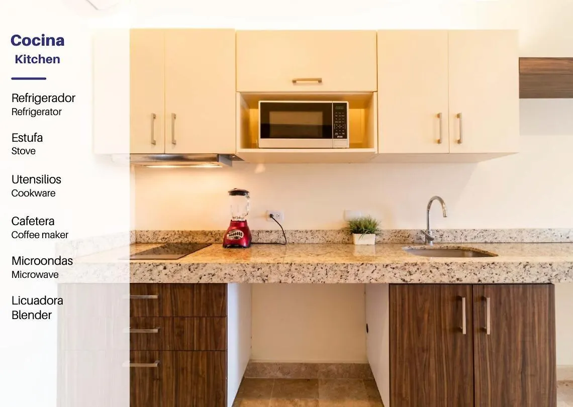Cozy Loft In Playa Del Carmen 1 Bedroom 아파트